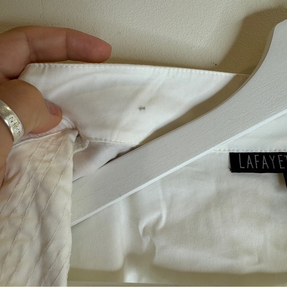 NWT Lafayette 148 Collared Shirt Size 14 - Picture 9 of 9